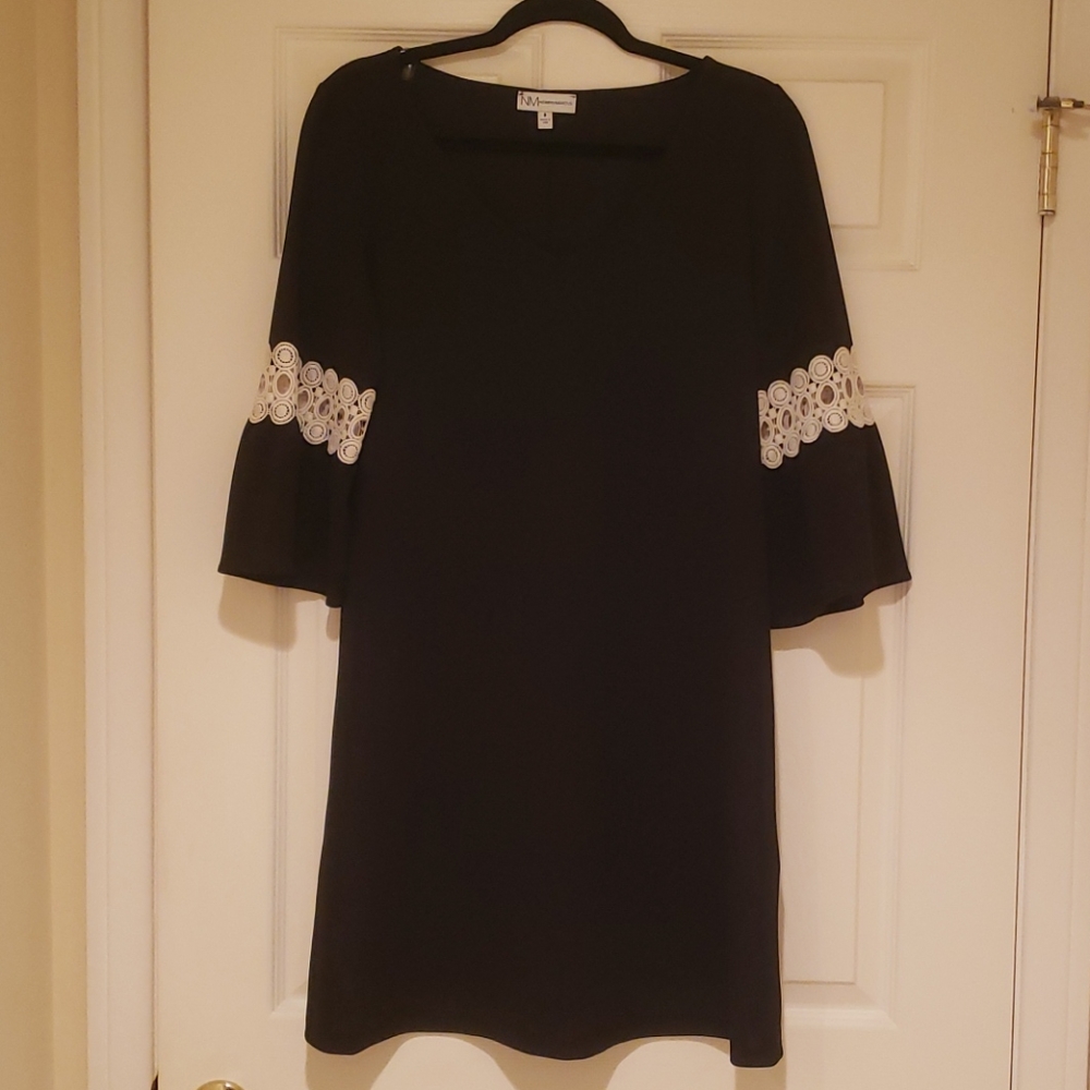 Neiman Marcus Black mini dress size 8